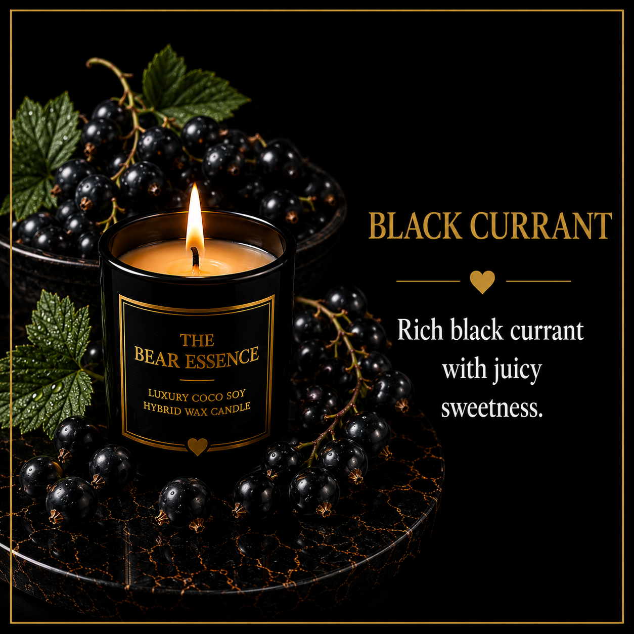 Black Currant - 8oz Luxury Candle
