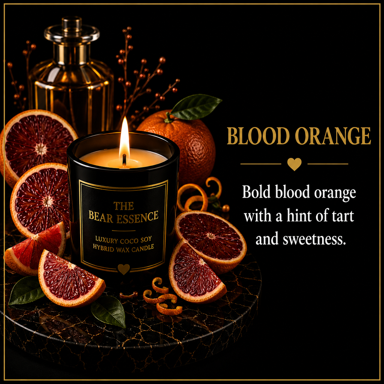 Blood Orange - 8oz Luxury Coconut Hybrid Candle