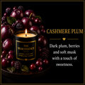 Cashmere Plum - 8oz Luxury Coconut Hybrid Candle