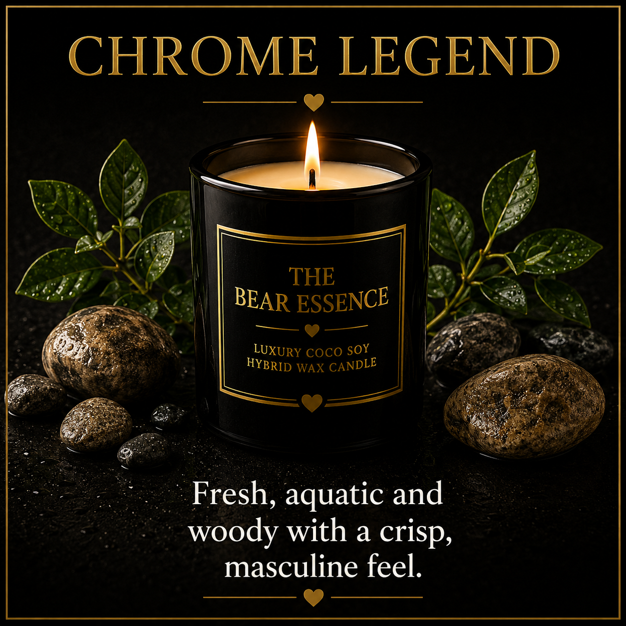 Chrome Legend - 8oz Luxury Coconut Hybrid Candle