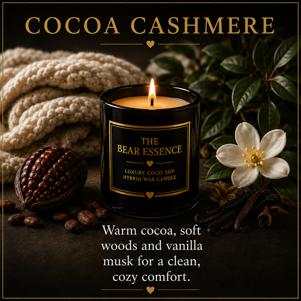 Cocoa Cashmere - 8oz Luxury Coconut Hybrid Candle