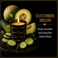 Cucumber Melon - 8oz Luxury Coconut Hybrid Candle