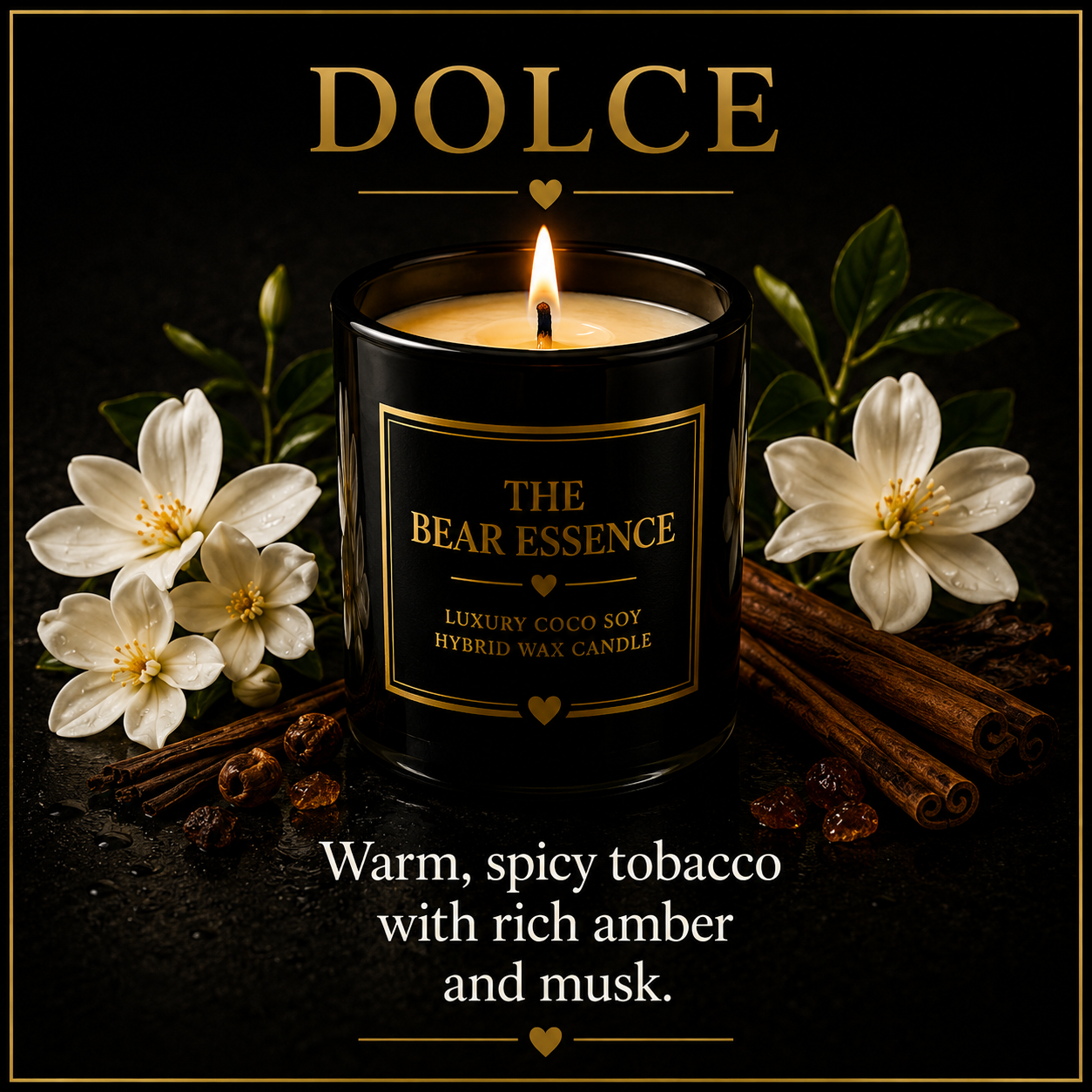Dolce - 8oz Luxury Coconut Hybrid Candle