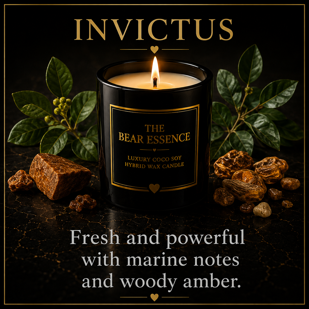 Invictus - 8oz Luxury Coconut Hybrid Candle