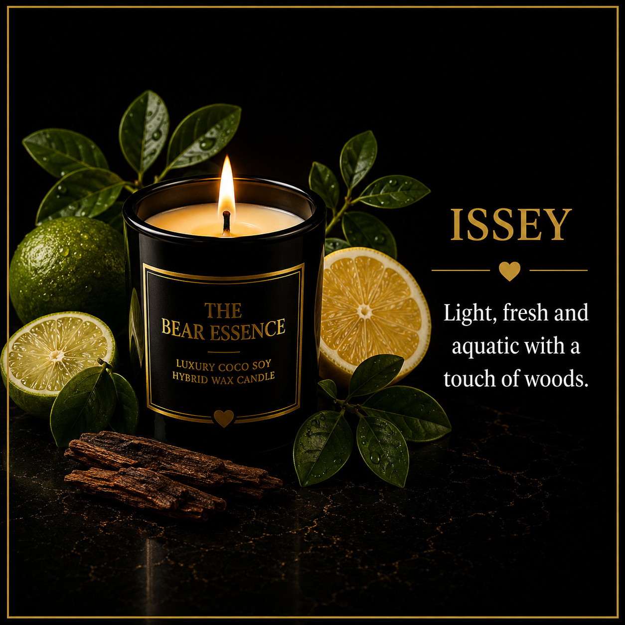 Issey - 8oz Luxury Coconut Hybrid Candle