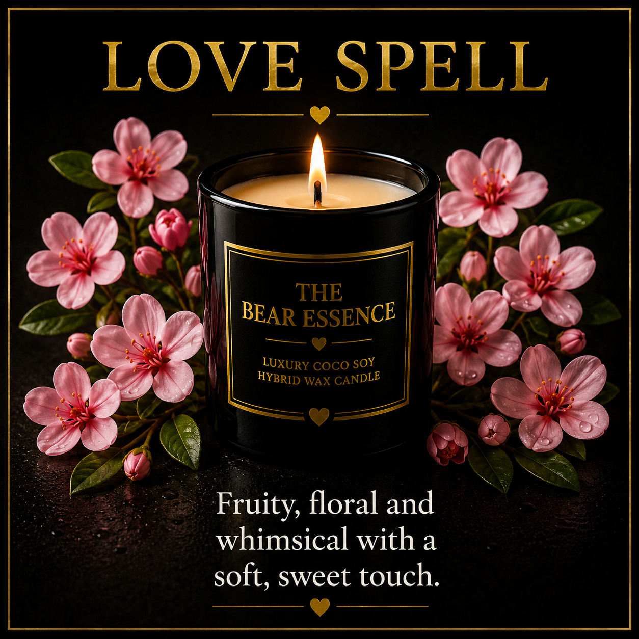 Love Spell - 8oz Luxury Coconut Hybrid Candle