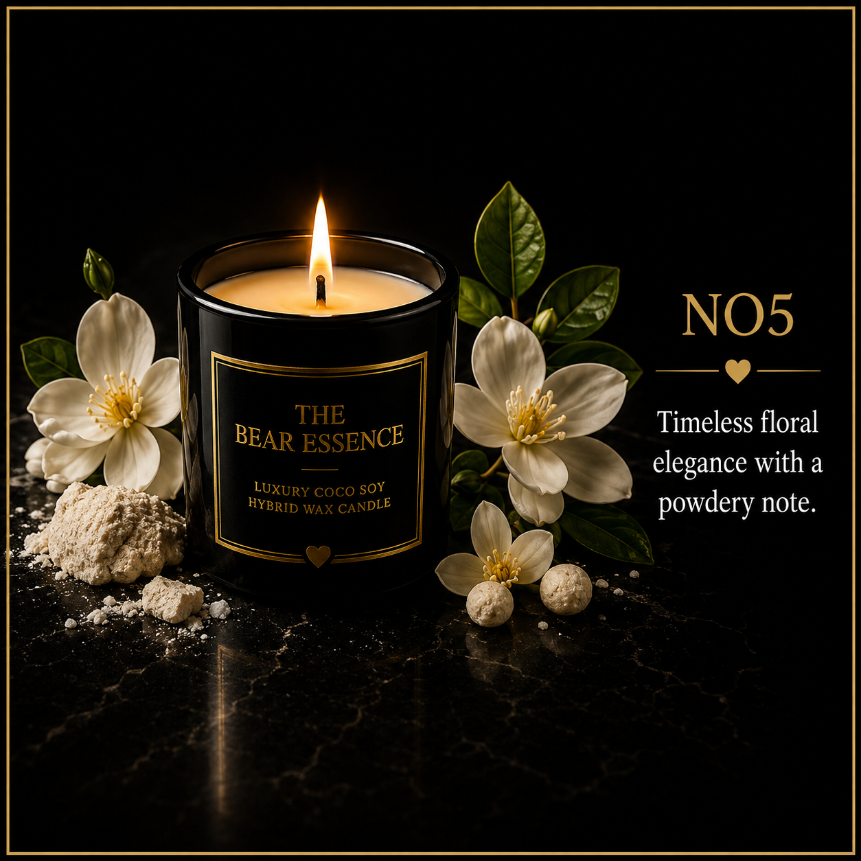 No5 - 8oz Luxury Coconut Hybrid Candle