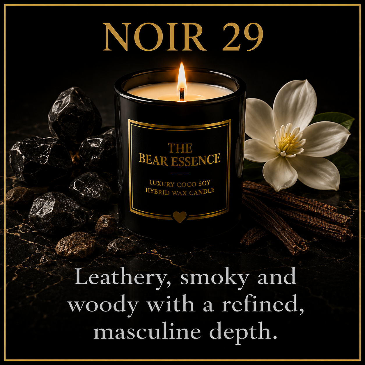 Noir 29 - 8oz Luxury Coconut Hybrid Candle