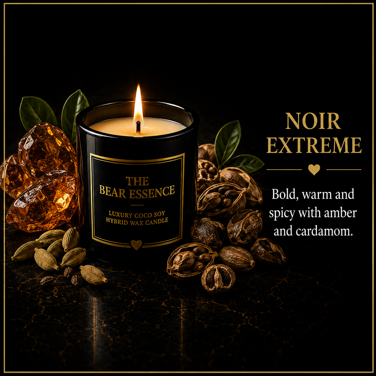 Noir Extreme - 8oz Luxury Coconut Hybrid Candle