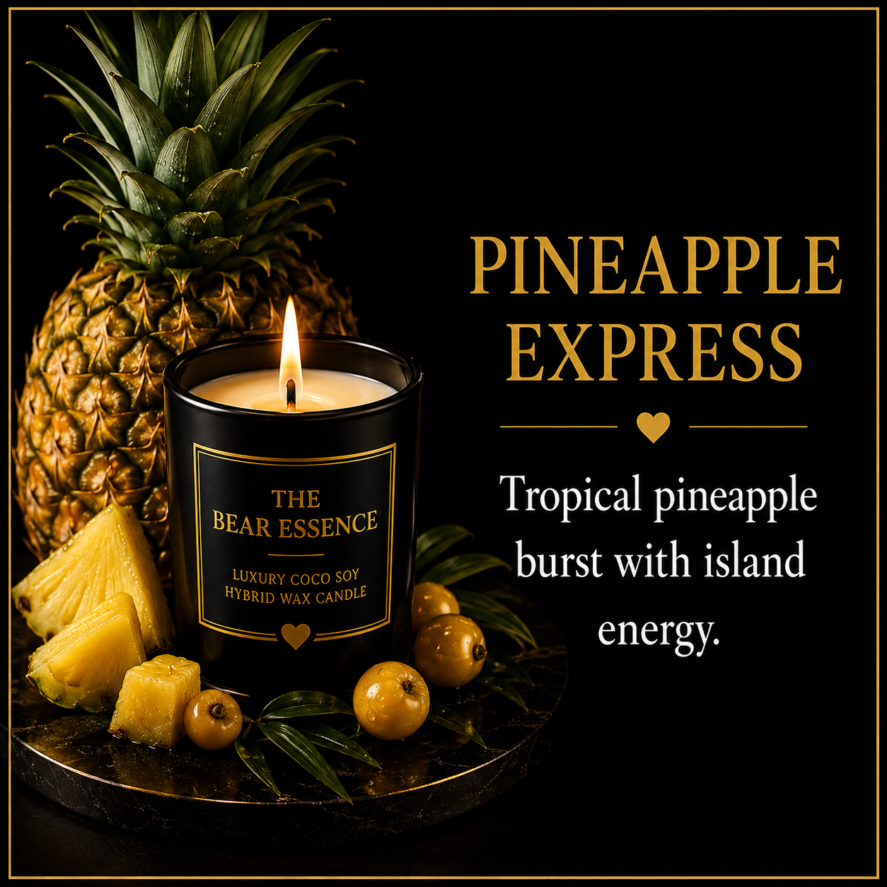 Pineapple Express - 8oz Luxury Coconut Hybrid Candle