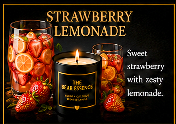 Strawberry Lemonade - 8oz Luxury Coconut Hybrid Candle